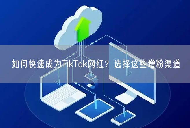 如何快速成为TikTok网红？选择这些增粉渠道