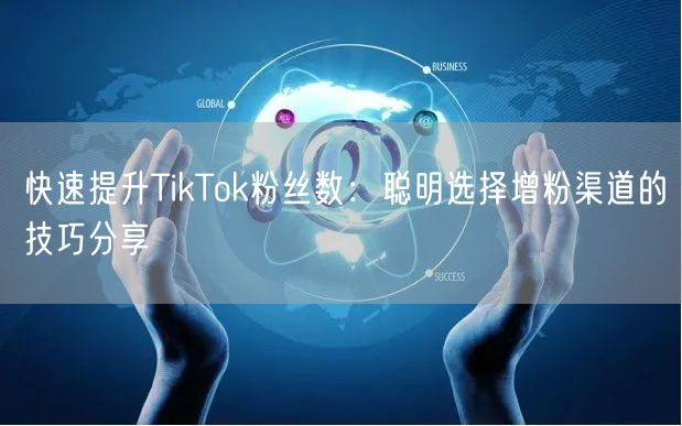 快速提升TikTok粉丝数：聪明选择增粉渠道的技巧分享
