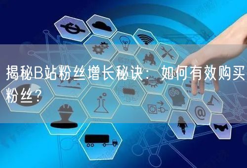 揭秘B站粉丝增长秘诀：如何有效购买粉丝？