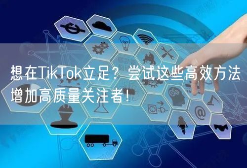 想在TikTok立足？尝试这些高效方法增加高质量关注者！