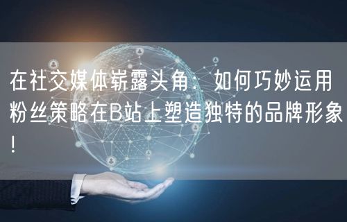 在社交媒体崭露头角：如何巧妙运用粉丝策略在B站上塑造独特的品牌形象！