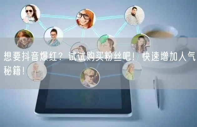 想要抖音爆红？试试购买粉丝吧！快速增加人气秘籍！