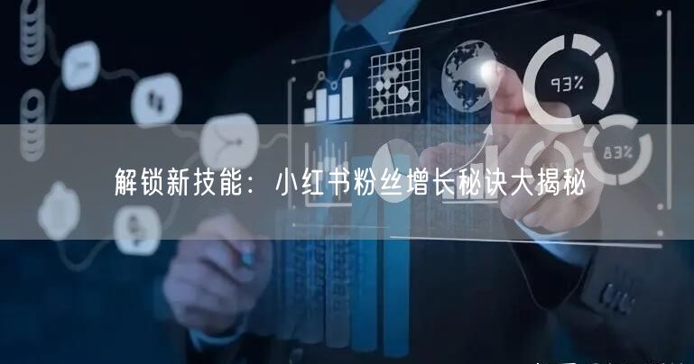 解锁新技能：小红书粉丝增长秘诀大揭秘